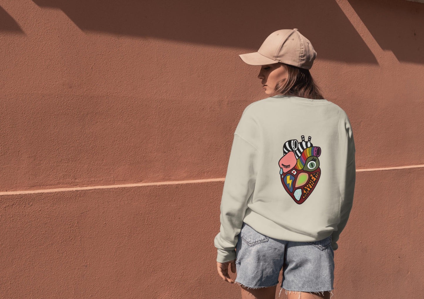 heart of a monster | crewneck sweatshirt