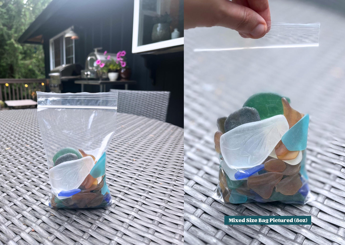 nat glass | tumbled sea glass pieces