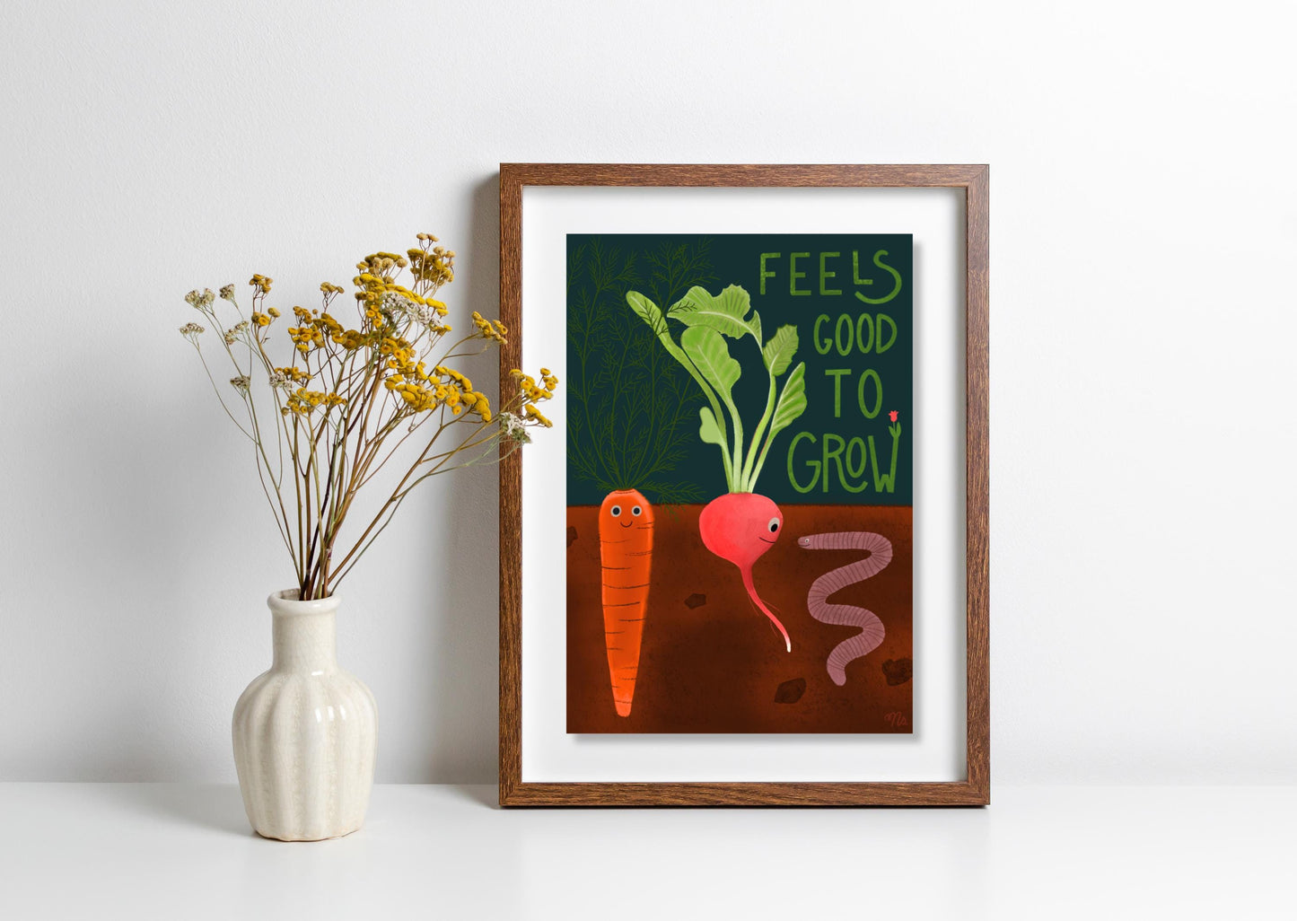 feels good to grow | fine art print