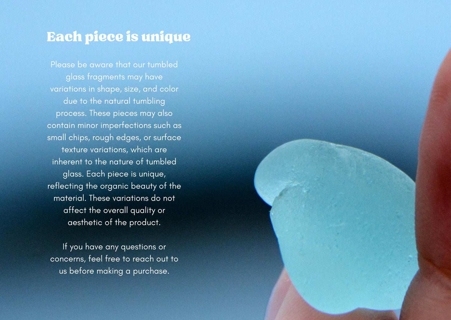 nat glass | tumbled sea glass pieces