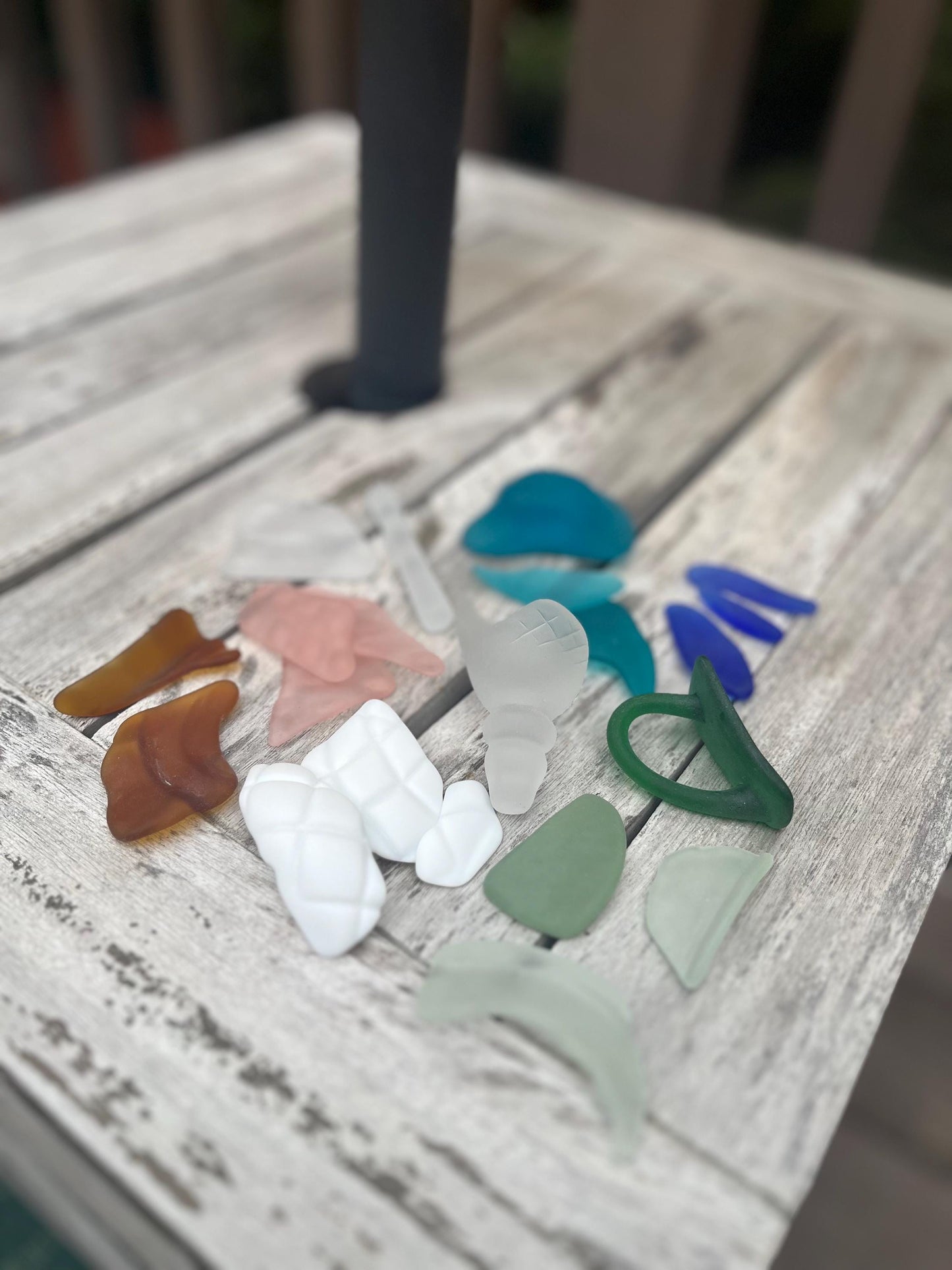 nat glass | tumbled sea glass pieces