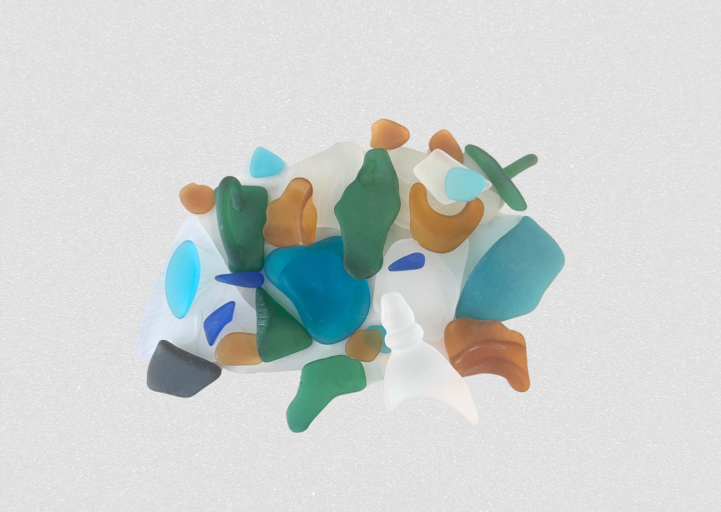 nat glass | tumbled sea glass pieces