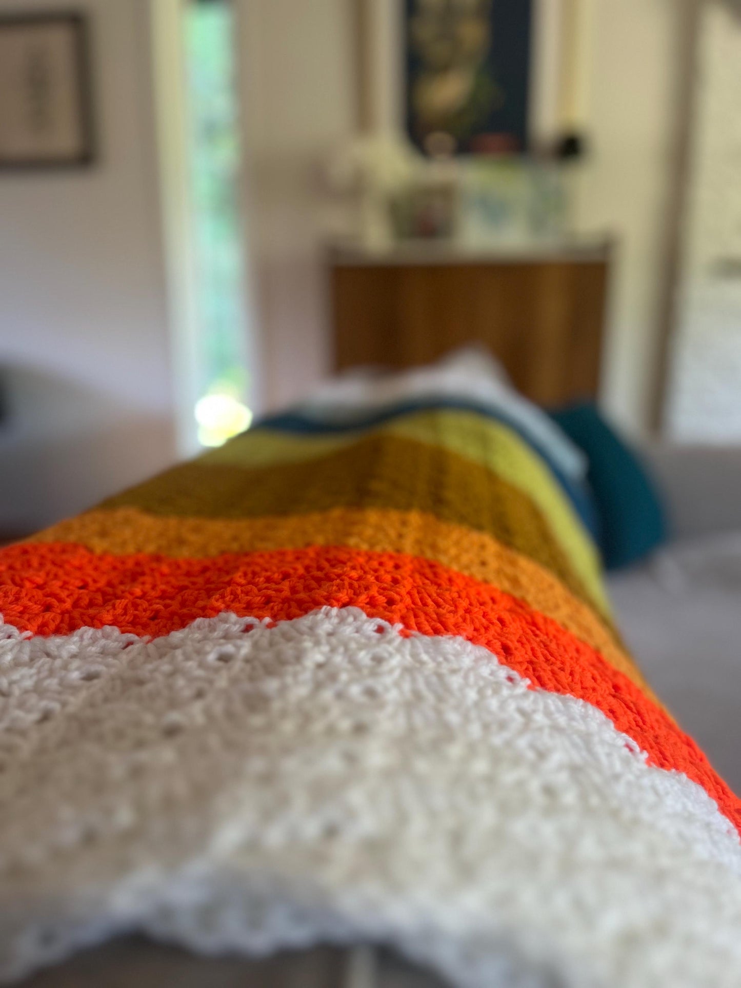 pacific summer throw blanket | digital crochet pattern