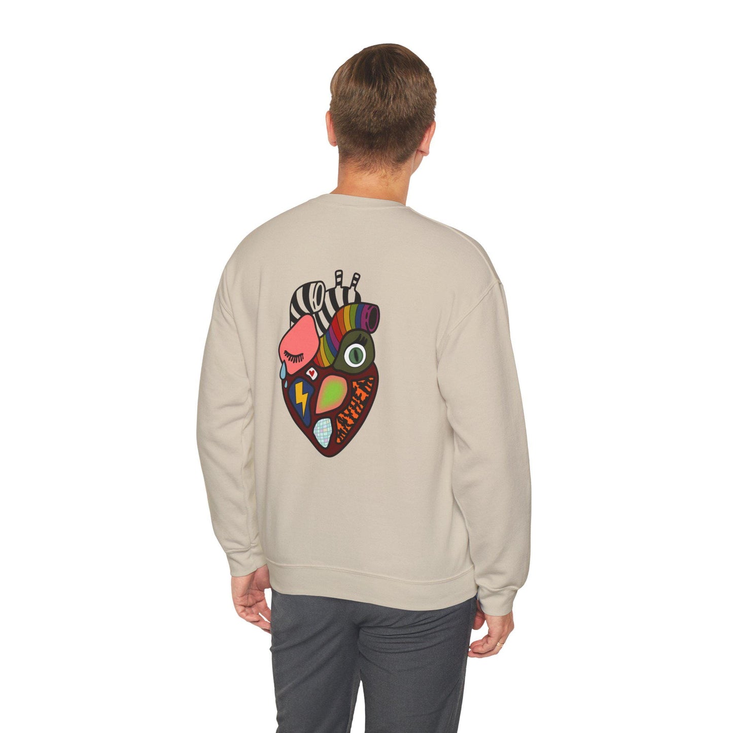 heart of a monster | crewneck sweatshirt