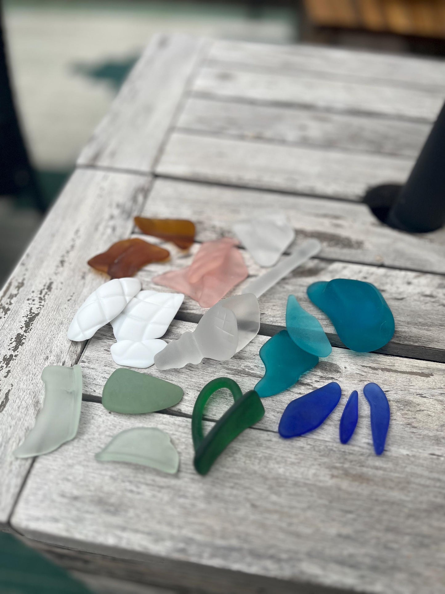 nat glass | tumbled sea glass pieces