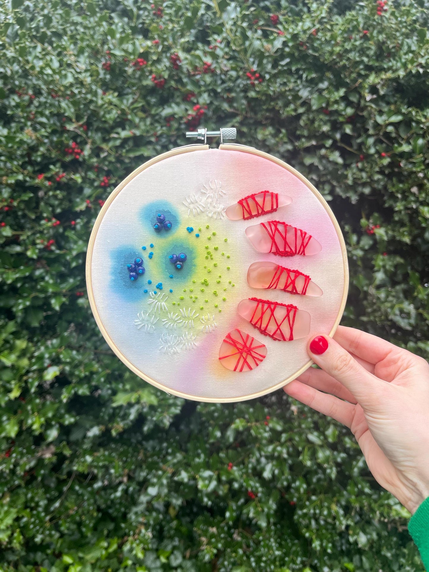 aura | abstract embroidery art