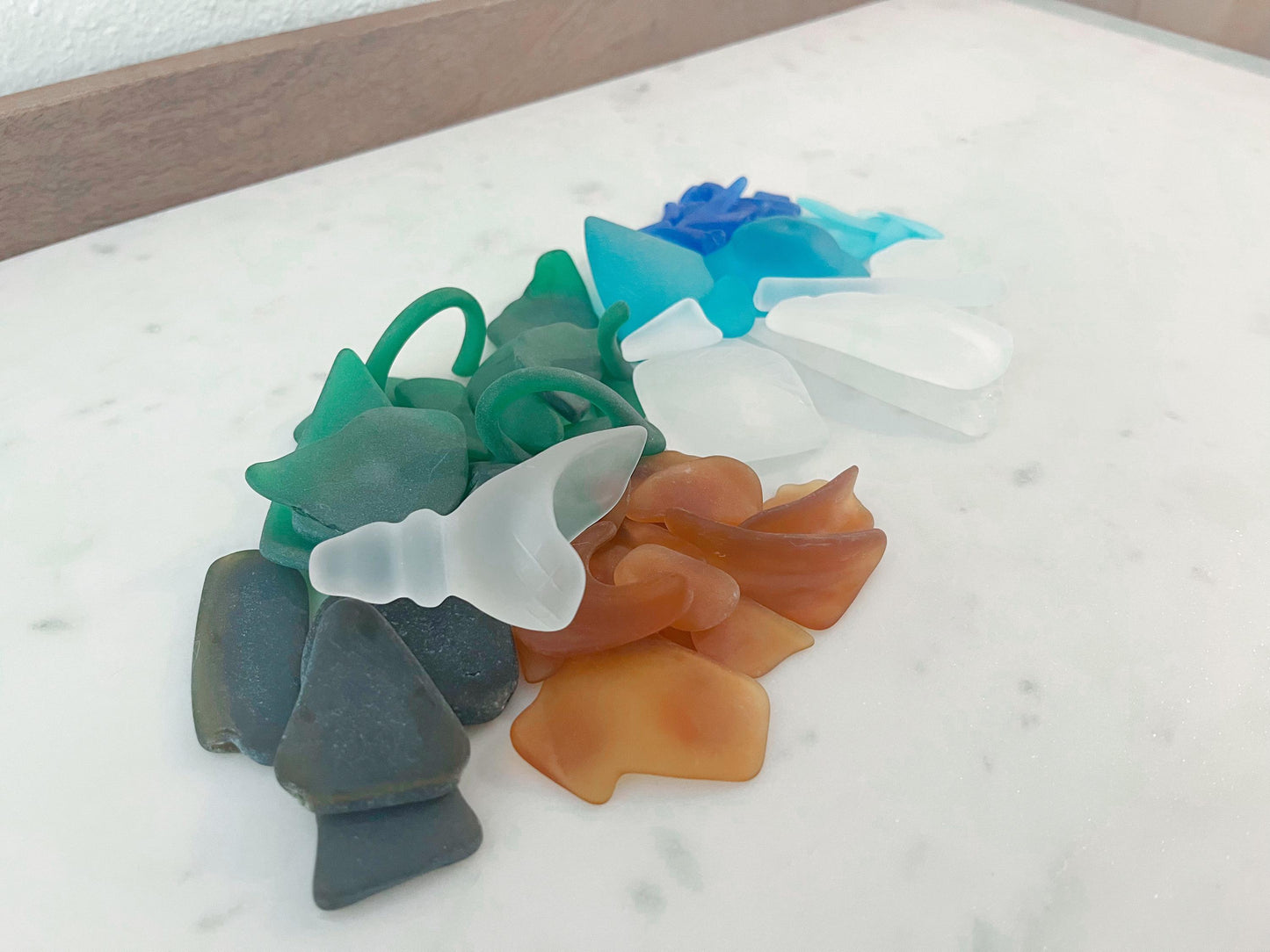 nat glass | tumbled sea glass pieces