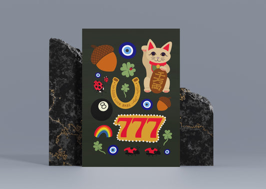 good luck babe | fine art print