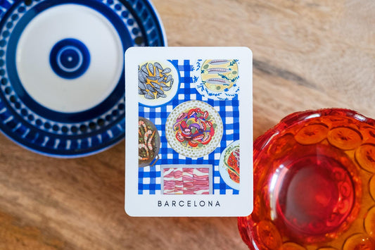 barcelona spain tapas | waterproof sticker