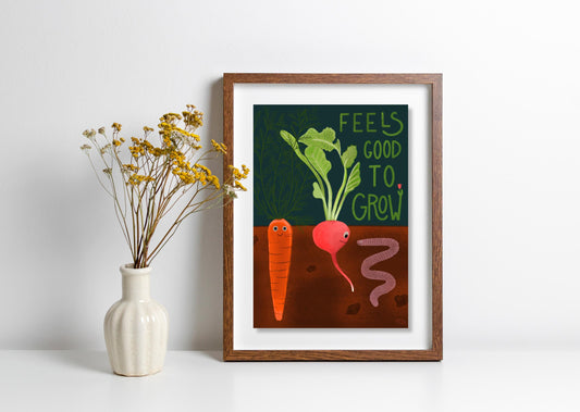 feels good to grow | fine art print