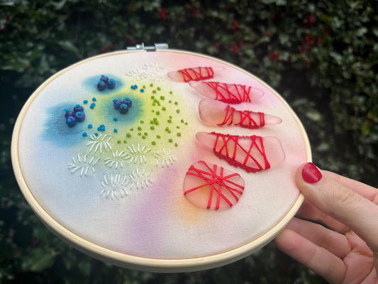 aura | abstract embroidery art