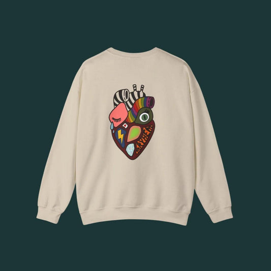 heart of a monster | crewneck sweatshirt