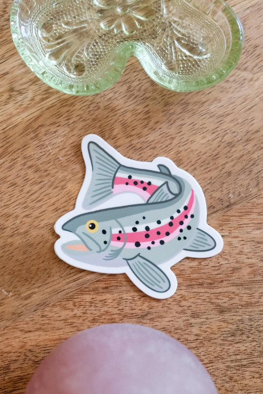 rainbow trout | waterproof sticker