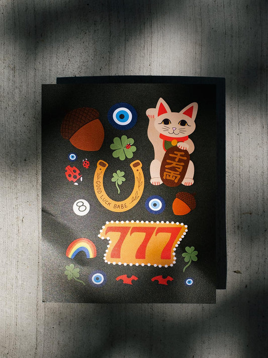 good luck babe | fine art print