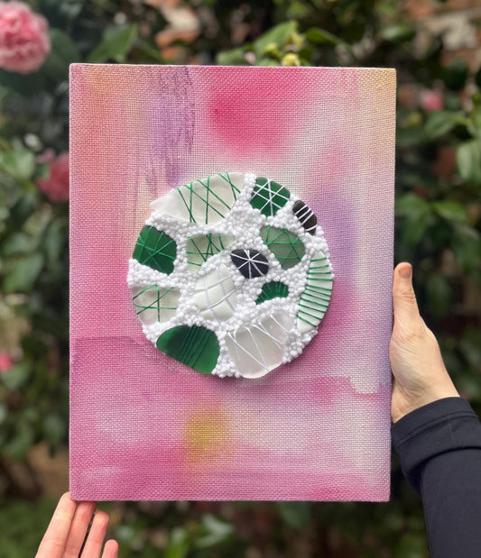 eden | mixed media abstract