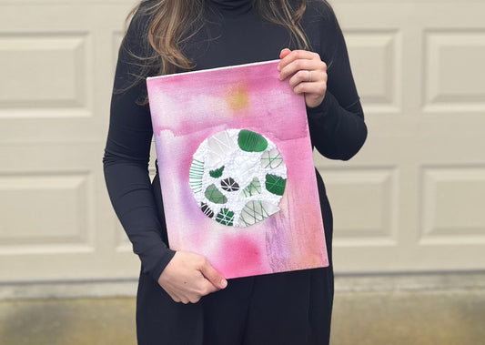 eden | mixed media abstract
