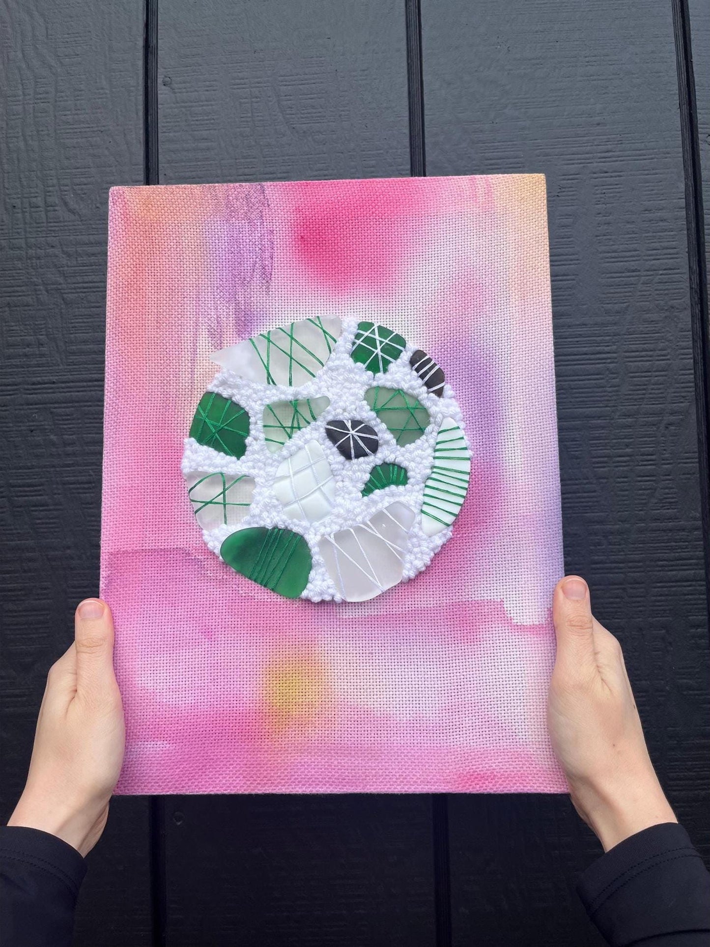 eden | mixed media abstract