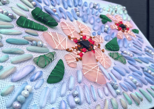 cherry blossom | mixed media abstract
